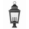 Z-Lite Raphael Sand Black 4 Light Outdoor Pier Mounted Fixture 5029PHXLR-533PM-BK - alternate 4