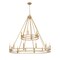 Z-Lite Dennison 18-Light Chandelier, 47.5 in W, Signature Brass 4005-18SBR - alternate 1