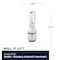 Bulbrite Pack of 2 Double-Contact Bayonet Base BA15D Light Bulb, 60 Watt, Clear, 2PK 861348 - alternate 3
