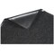 Genuine Joe Dual-Rib Indoor Wiper Mats, Charcoal (or Charcoal Gray), 36" W x 60" L GJO55351 - alternate 3