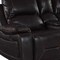 Homeroots 77in Brown Faux Leather Manual Reclining Love Seat With Storage 329440 - alternate 2