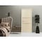 Sartodoors Modern Wood Interior Door with Hardware, Planum 0014 Natural Veneer and Aluminum Strips, Single Pan PLANUM0014ID-SHP-24 - alternate 1