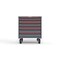Strong Hold 6 drawer cabinet - (1x 2in, 3x 3in, 2x 4in) - Red accents - Keyed Alike S3036-PCAAS-0601DS - alternate 1