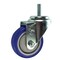 Service Caster 3.5 Inch SS Blue Polyurethane Wheel Swivel 1/2 Inch Threaded Stem Caster SCC SCC-SSTS20S3514-PPUB-BLUE-121315 - alternate 1