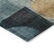 Homeroots 5' X 8' Teal Blue Ivory And Gold Geometric Washable Indoor Outdoor Area Rug 604507 - alternate 2