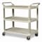 Rubbermaid Commercial Plastic, 300 lb Load Capacity, 3 Shelves, 40.63" W FG409100OWHT - alternate 1