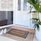 Gardenised Natural Coir and Non-Slip Rubber Doormat with Embossed Welcome Design, Warm Welcome QI004889 - alternate 2
