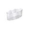 Idesign Sponge and Scrubber Holder, 2-1/2 in L, 6-1/2 in W, 2-1/2 in H, Plastic, Clear 38900 - alternate 2