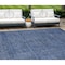 Homeroots 8' X 10' Navy Blue And Blue Southwestern Washable Indoor Outdoor Area Rug 587071 - alternate 1