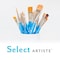 Princeton Select Artiste Brush Set No. 1, Synthetic Bristles, Short Handle Mixed Media, 3-Piece Set, 3PK P3750SET101 - alternate 4