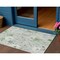 Homeroots 3' X 5' Mint Green And Ivory Floral Washable Indoor Outdoor Area Rug 611156 - alternate 1