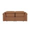 Homeroots 73in Chestnut and Black Italian Leather Power Reclining Loveseat 720486 - alternate 4