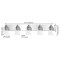 Jonathan Y Irving 36" 5-Light Seeded Glass/Iron Modern Contemporary LED Vanity Light, Chrome JYL7620C - alternate 3