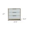 Homeroots 28" Brown And White Three Drawer Dresser 477804 - alternate 4