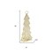 Homeroots 16" Glam Gold And Faux Crystals Christmas Tree Tabletop Sculpture 354786 - alternate 2