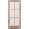 Doornmore G106, 37.75" x 82" ( 36" Door) Left Hand, Mahogany SDL 6 Lite Exterior Door G106-SW-3680_1_LI - alternate 1