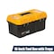 Powertec 16 Inch Tool Box with Trays, Lockable, Metal Latch, Organizer, Portable Storage for Tools 72119 - alternate 1