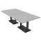 Skutchi Designs Rectangle Conference Table With Power Unit, 48 in W, 96 in L, Grey HAR-REC-48X96-DOU.BK-U779-NA - alternate 1