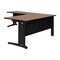 Regency Fusion Desk Shell, 66 in W X Wood, Metal, Noble Oak MLDS663042NO - alternate 3