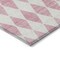 Homeroots 5' X 8' Pink And Ivory Geometric Washable Indoor Outdoor Area Rug 577092 - alternate 3