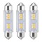 Bulbrite 20-Watt Equivalent T3 Non-Dimmable Festoon LED Light Bulb Warm White Light, 3PK 861533 - alternate 1