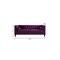 Homeroots 83" Purple Velvet Wood Sofa With Toss Pillows 543954 - alternate 3