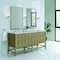 James Martin Vanities Emmeline 72'' D Vanity, Pebble Oak w/ Victorian Sil Top w/FreePower Wireless Charger D100-V72-PBO-FVSL - alternate 4