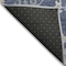 Homeroots 10' X 14' Navy Blue Beige And Gray Floral Washable Indoor Outdoor Area Rug 606169 - alternate 3