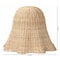 Bali & Pari Semira Bohemian Natural Scalloped Rattan Pendant Lampshade 250-13870-ZORO - alternate 2