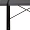 Homeroots 49" Gray and Black Computer Desk 489982 - alternate 3