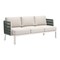 Homeroots 74" White Fabric Sofa 667659 - alternate 3