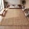 Jonathan Y Espina Hand Woven Herringbone Chunky Jute Natural 4 ft. x 6 ft. Area Rug NFR101A-4 - alternate 4