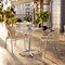 Flash Furniture Square Table Set, Aluminum, Plastic, Rattan, Stainless Steel, Grey TLH-ALUM-28SQ-020BGECHR2-GG - alternate 7