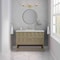 James Martin Vanities Emmeline 48 in. Single Vanity, Pebble Oak w/ 3 CM Eternal Jasmine Pearl Silestone Top D100-V48-PBO-FEJP - alternate 2