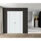 Sartodoors Sliding French Double Pocket Doors 60 x 80 inches, BASIC 0111 Arctic White, Kit Rail Hardware, So BASIC0111DP-MAW-60 - alternate 3