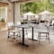 Flash Furniture 48" x 30" Tabletop, Gray Faux Concrete, Seamless Surface Technology, 5x22 Black Table Height T-Bases ST-REC3048-CMGY-T0522-GG - alternate 3