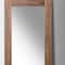 Homeroots 79" Brown Framed Leaning Full Length Hanging Mirror 282737 - alternate 2