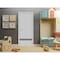 Sartodoors Slab Barn Door Panel, Planum 0012 Matte Grey and Aluminum Strips, Sturdy Finished Flush Modern Door PLANUM0012S-GRE-42 - alternate 3