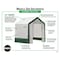 Miracle-Gro 4 x 6 x 6 ft White Greenhouse 70529 - alternate 3