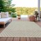 Homeroots 3' X 5' Beige And Ivory Floral Washable Indoor Outdoor Area Rug 610630 - alternate 3