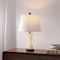 Jonathan Y Eliza 23" Transitional Modern Alabaster/Metal LED Table Lamp, Natural/Black JYL5021B - alternate 5