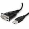Rocstor PREMIUM 1FT 0.3M USB TO SERIAL CABLE WITH FTDI AND COM PORT RETENTION, DB9 MAL Y10C882-B1 - alternate 3