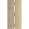 Ekena Millwork Rustic Four Board Spaced Board-n-Batten Knotty Pine Faux Wood Shutters w/Z-Board, 23 1/2W x 38H, PR SHUBSZ23X38KPPR - alternate 7
