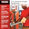 Ridgid 18" Aluminum Straight Pipe Wrench, Serrated, Tether Capable, 2-1/2" Jaw Capacity 31100 - alternate 3