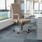 Leisuremod Evander Faux Leather Swivel Office Chair, Aluminum Frame, Tilt Control EO20LGRL - alternate 3