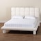 Baxton Studio Ralayna Modern Luxe Ivory Boucle Fabric Queen Size Bed 250-13649-ZORO - alternate 3