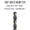 Drill America 1/8" HSS Black & Gold KFD Split Point Mechanics Length Drill Bit KFDML1/8 - alternate 3
