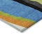 Homeroots 3' X 5' Denim Blue Copper And Green Abstract Washable Indoor Outdoor Area Rug 600960 - alternate 3