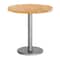 Flash Furniture Bennett 30 in Round Solid Wood Indoor Tabletop in Natural with 18 in Round Dining Height GSF-RD30-NAT-TR18S-GG - alternate 2