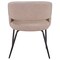 Leisuremod Gavin Series Modern Chair Black Frame in Taupe GDC52TP - alternate 5